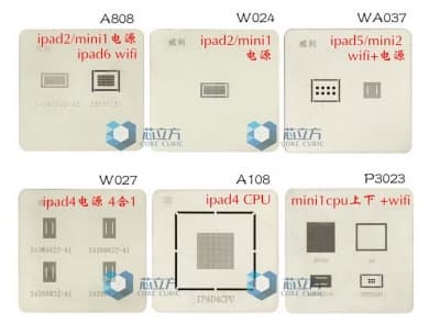 ipad 2 3 4 5 6 mini ipad series Plant Tin steel net_ power wifi cpu